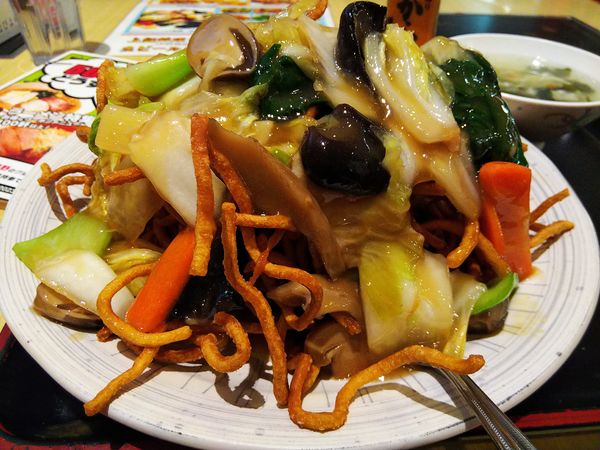 「五目バリバリそば　※スープ付き　※クーポンで５００円」@哈爾濱料理 六福源の写真