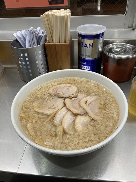 「チャーシュー麺大盛り」@ホープ軒 千駄ヶ谷本店の写真