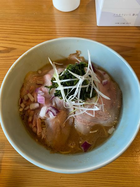 「渡り蟹トンコツラーメン」@魚焚の写真
