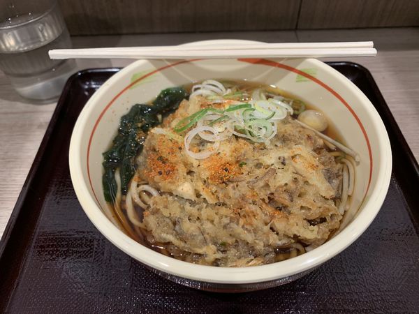 「舞茸天そば 510円」@狭山そば 所沢店の写真