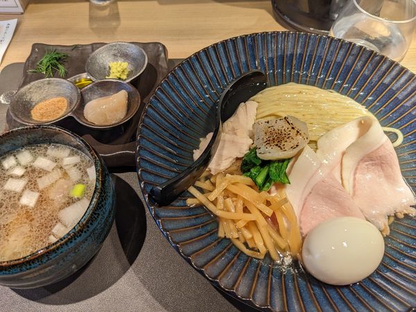 「特製帆立の昆布水つけ麺（黒）」@Tokyo Style Noodle ほたて日和の写真