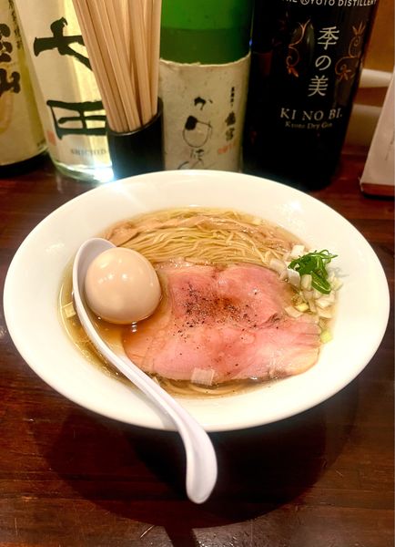 「【月一限定】味玉中華そば」@串キングの写真