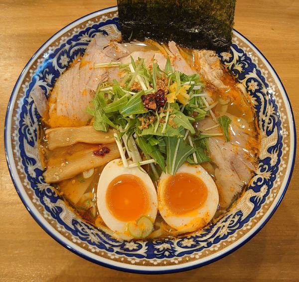 「味玉旨辛ゆず塩麺(1000円)」@らーめん 仙松の写真