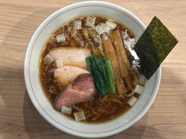 「手揉み中華そば(醤油)」@麺処 にし尾の写真