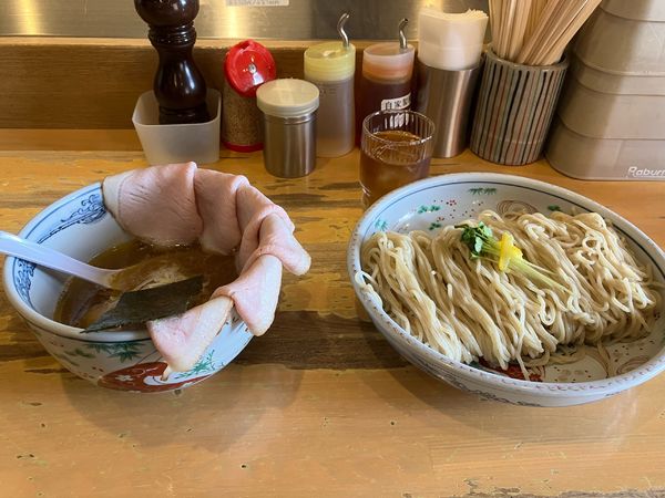 「塩つけ麺　チャーシュー増し」@らーめん いまるやの写真