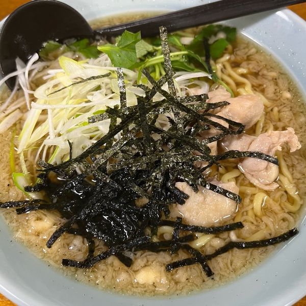 「元祖鳥中華」@手打ち 水車生そばの写真