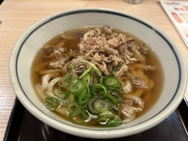 「かしわうどん 528円+おでん+焼酎ロック」@ふく泉 新市街店の写真