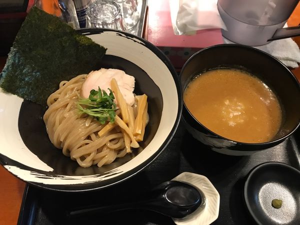 「鶏ポタつけ麺醤油」@鶏ポタラーメン 鶏鬼の写真