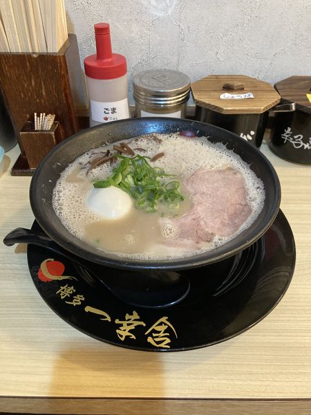 「味玉ラーメン960円　替え玉160円」@博多一幸舎 京都拉麺小路店の写真