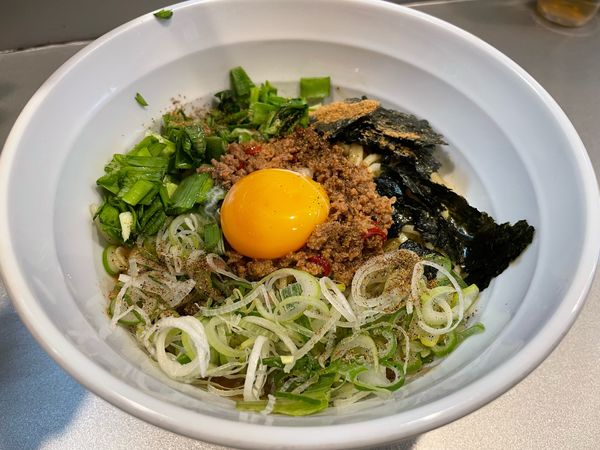 「まぜそば  700円」@天雷軒 神谷町の写真