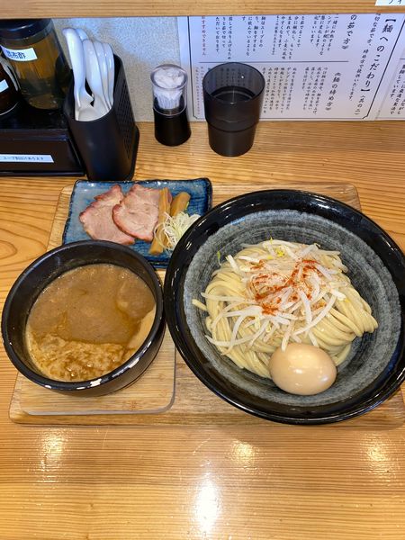 「味噌つけ麺大盛変更味玉¥1,320円(期間限定)」@麺道 ひとひらの写真