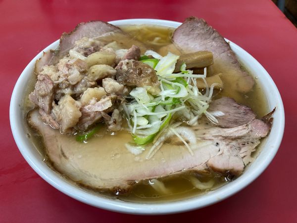 「チャーシュー麺・肉脂」@一品香 小山の写真