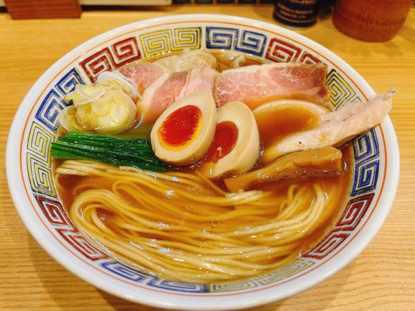 「特製中華そば」@ほっこり中華そば もつけの写真