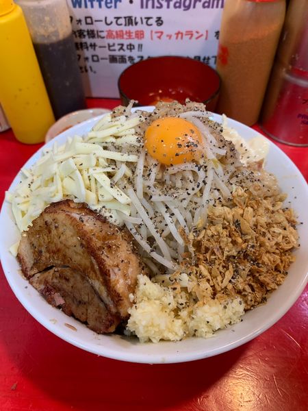 「汁なし」@ラーメン鷹の目 明大前店の写真