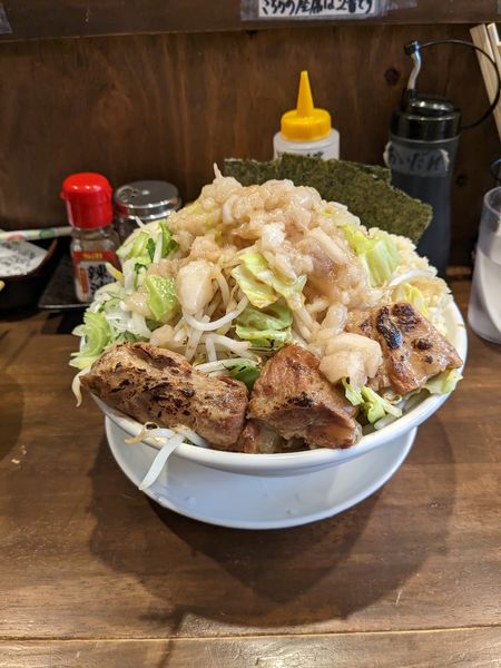 「大ラーメン880円」@めん屋 五坊の写真