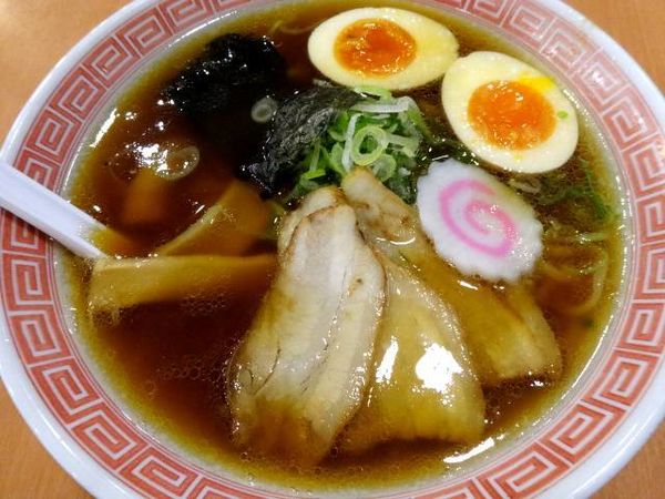 「中華そば(490円)＋味玉(130円)」@幸楽苑 新座店の写真