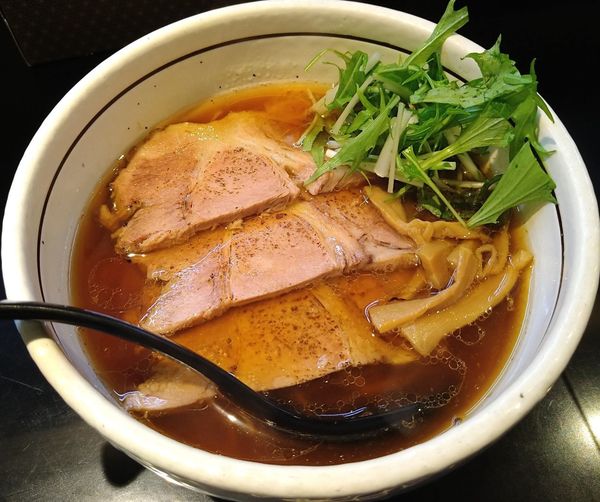 「醤油らぁめん+ちゃーしゅー」@麺屋 焔の写真