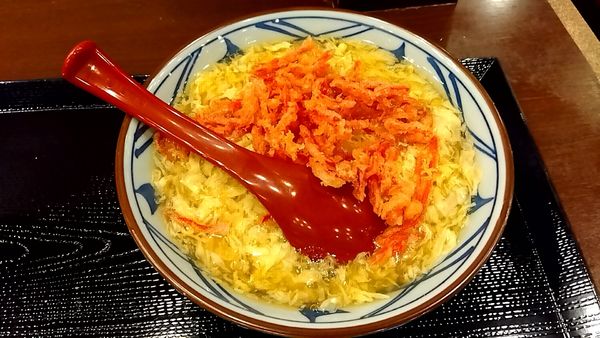 「紅生姜玉子あんかけうどん」@丸亀製麺 八王子みなみ野駅前店の写真