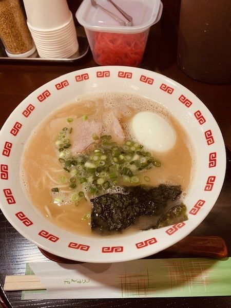 「ラーメン800円 ゆで卵50円 替玉150円」@ラーメン 旦過の写真
