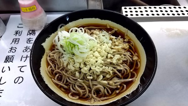 「たぬきそば（３９０円）」@日栄軒の写真