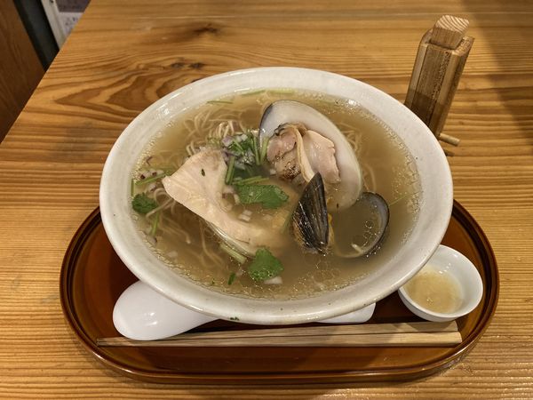 「はまぐりの潮soba」@和食と日本酒 大塚・みや穂の写真