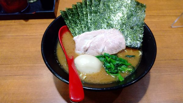 「のり半熟卵ラーメン(並)」@麺家 黒の写真
