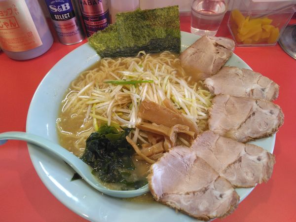 「醤油ネギチャーシュー大盛」@ラーメンショップ 館林店の写真