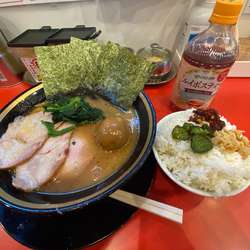 燻製チャーシューめん＋あじたま　(かたこいおお)