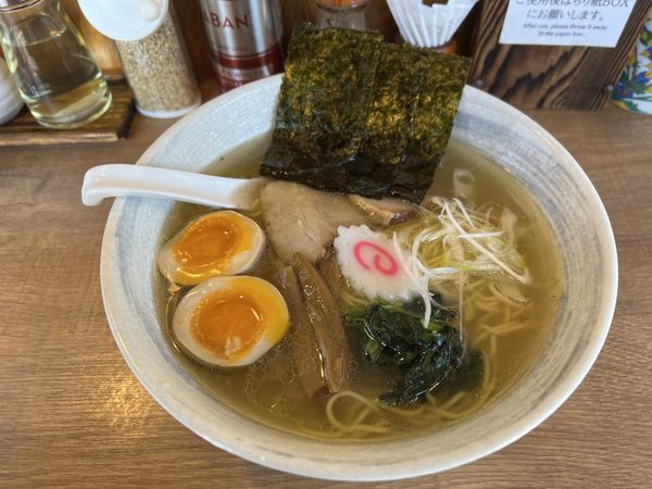「徳•塩そば」@泉岳寺 らーめん徳の写真