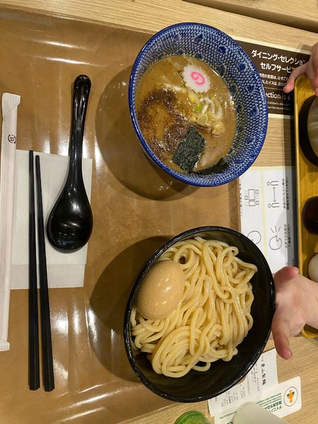 「味たまつけ麺」@白楽 栗山製麺 ラゾーナ川崎店の写真