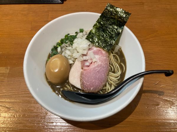 「味玉濃厚蕎麦」@亀戸煮干中華蕎麦 つきひの写真