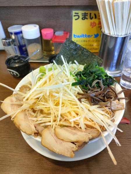 「ネギチャーシューメン　モヤシキャベツ」@うまいヨ ゆうちゃんラーメンの写真