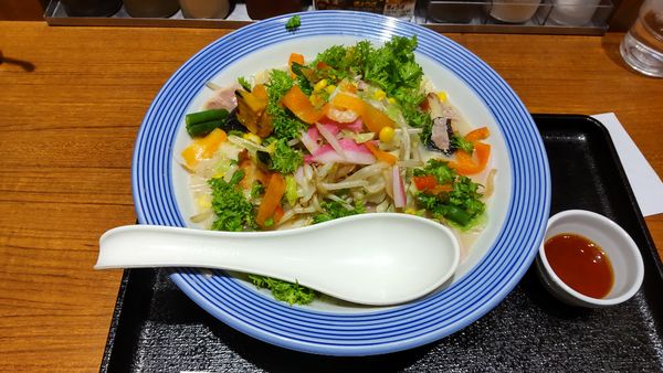 「彩りちゃんぽん（わさび菜）」@長崎ちゃんぽん リンガーハット 川越U_PLACE店の写真