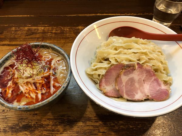 「辛味噌つけ麺」@東京味噌らーめん 鶉の写真