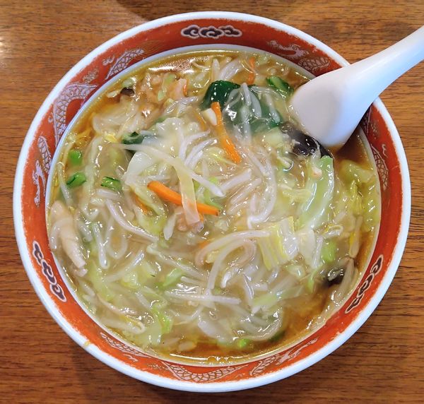 「サンマー麺＋ミニ春巻」@栄華軒の写真