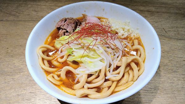 「【限定】トムヤムラーメン(麺少･ヤサイ少･ニンニク増)」@MEN YARD FIGHTの写真