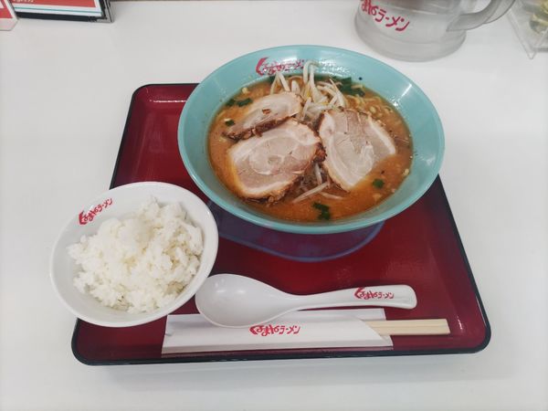 「味噌チャーシュー麺(3枚)」@くるまやラーメン 保谷新町店の写真