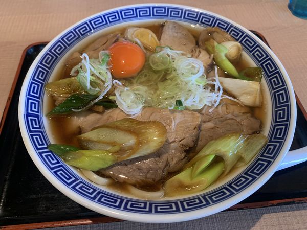 「肉玉ネギ蕎麦」@大勝軒てつの写真