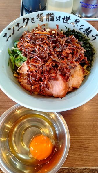 「脂そば　ミニ　850円」@平田の哲二郎の写真