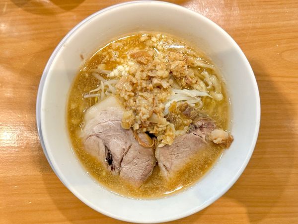 「★＜ハ料理長卒業限定営業＞TOKYO-X 二郎 ミニらーめん(1」@麺処 ほん田 東十条店の写真