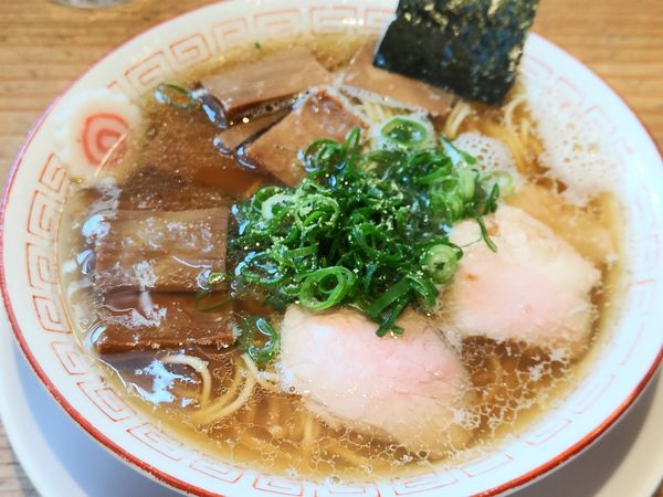 「伊吹いりこの中華そば＋愛媛めんま」@ねいろ屋の写真