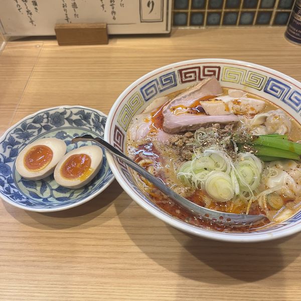 「特製坦々麺」@ほっこり中華そば もつけの写真