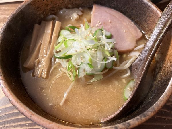 「味噌拉麺」@拉麺酒房 熊人の写真