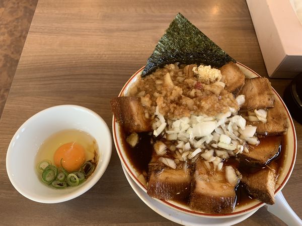 「Wチャーシューめん」@柏 濃麺や 39名の写真