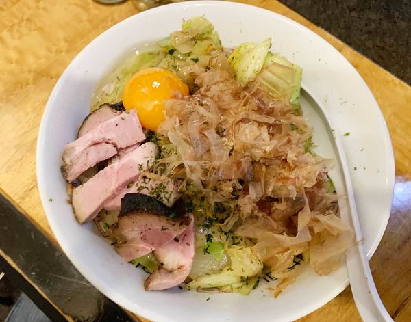 「本日の裏そば 池袋もち姫焼き　1200円」@塩そば 桑ばらの写真