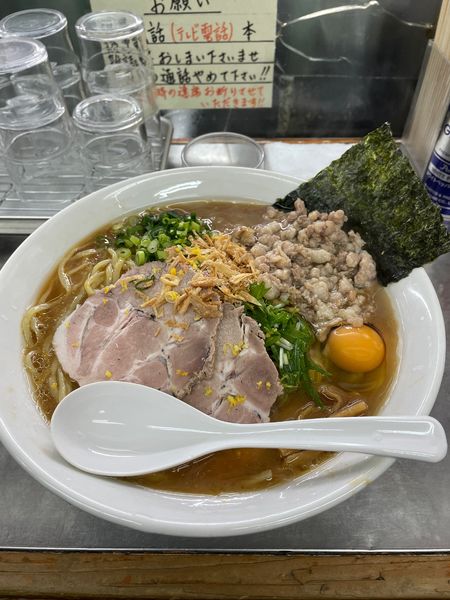 「牡蠣出汁冷やしまぜそば特盛」@覆麺 智の写真