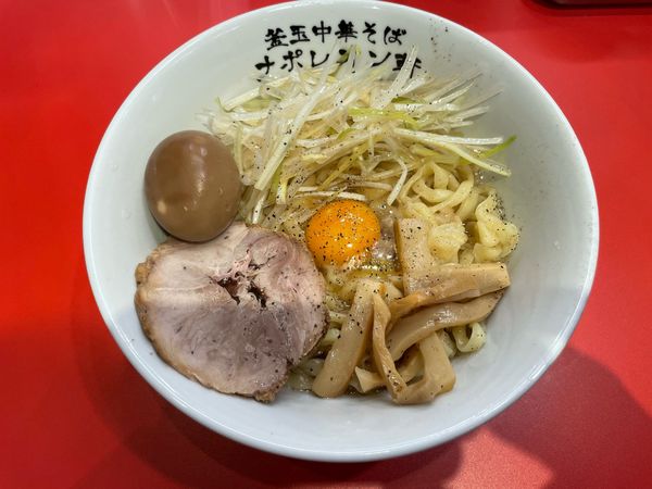 「リッチ釜玉並(¥990)_味玉(¥120)」@釜玉中華そば ナポレオン軒 京急蒲田店の写真