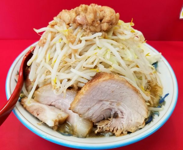 「小ラーメン(200g)やさい増しあぶら増し」@立川マシマシ 足利総本店の写真