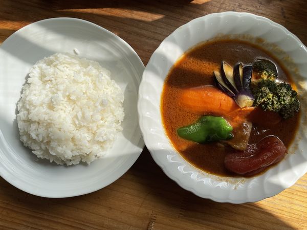 「チキン野菜カレー」@スープカレー カムイの写真