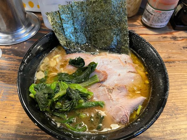 「チャーシューメン(ｶﾀﾒ)」@家系ラーメン クックらの写真